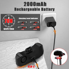 Wsdcam Smart Bike Tail Light with Turn Signals and Brake Light