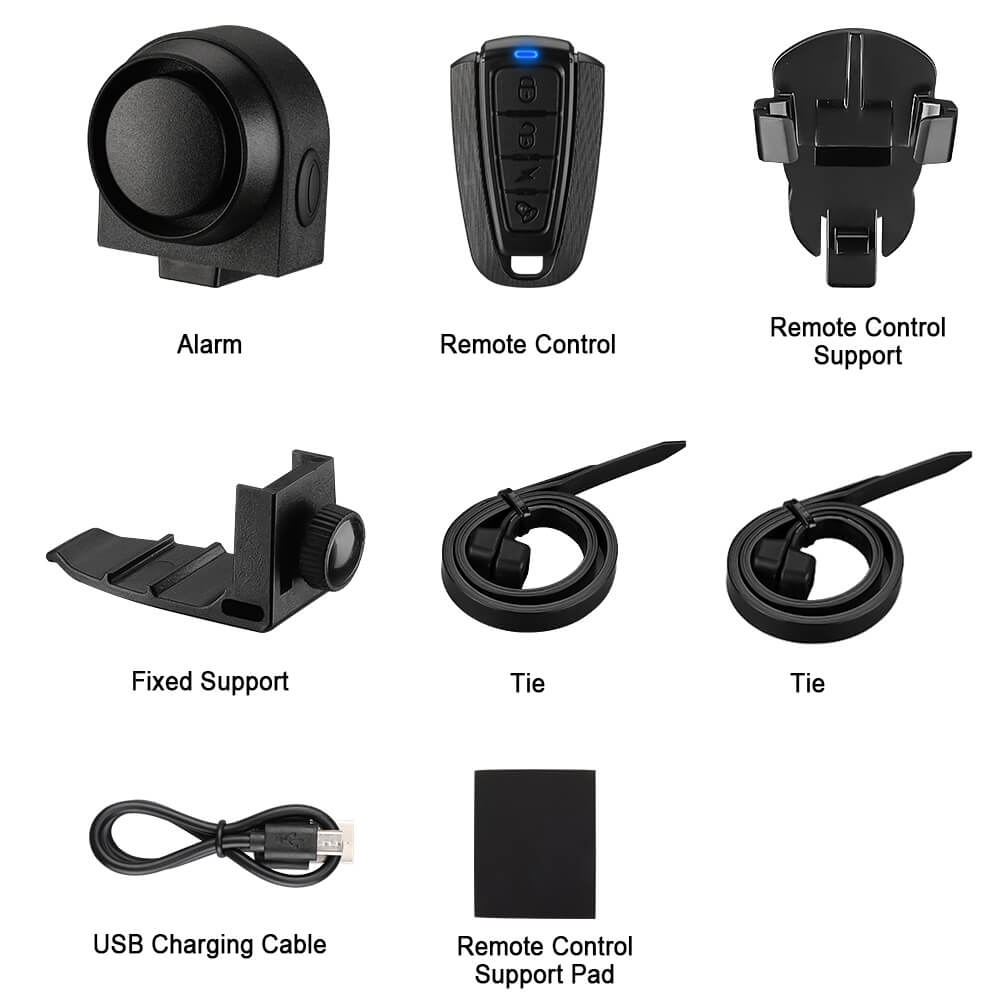 Wsdcam Wireless Waterproof Bike Vibration Alarm