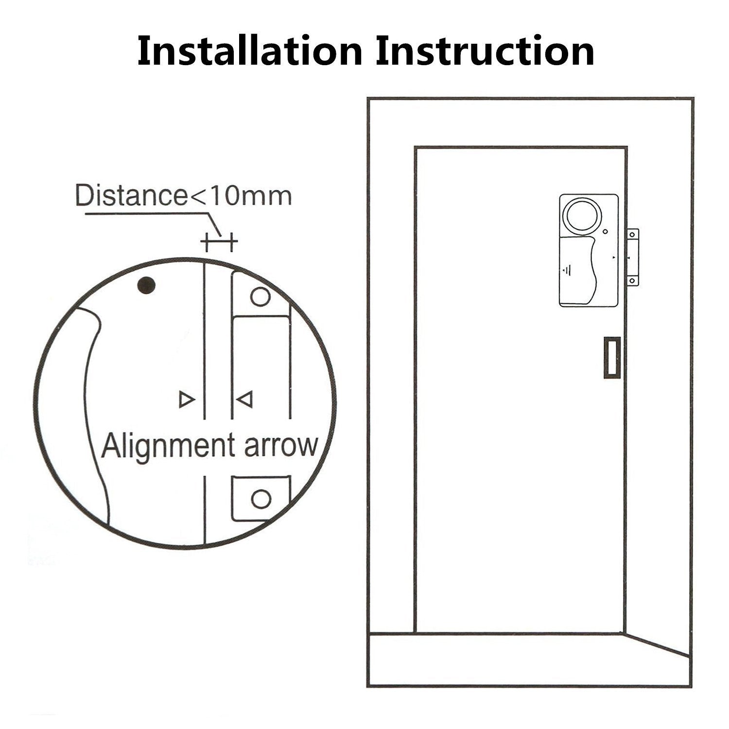 Wsdcam Freezer Door Refrigerator Alarm