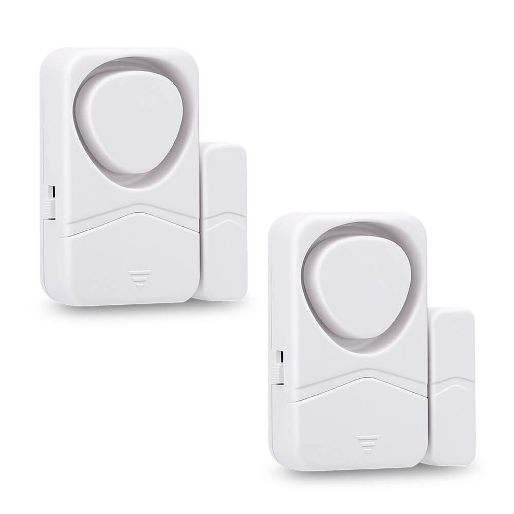 Wsdcam Small Wireless Door and Window Alarms White