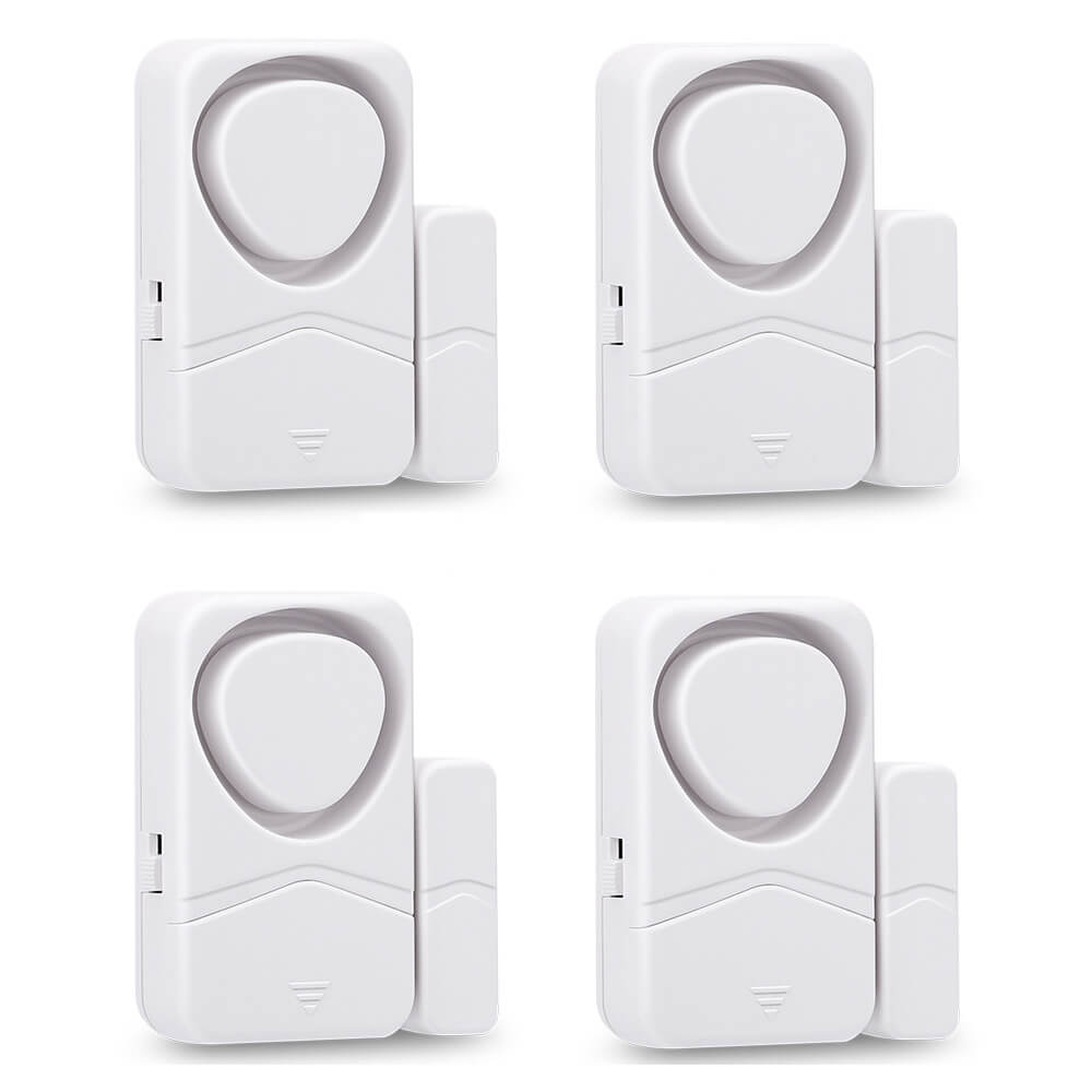 Wsdcam Small Wireless Door and Window Alarms White