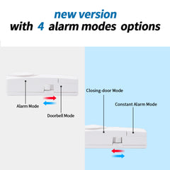 Wsdcam 4-in-1 Door and Window Alarm