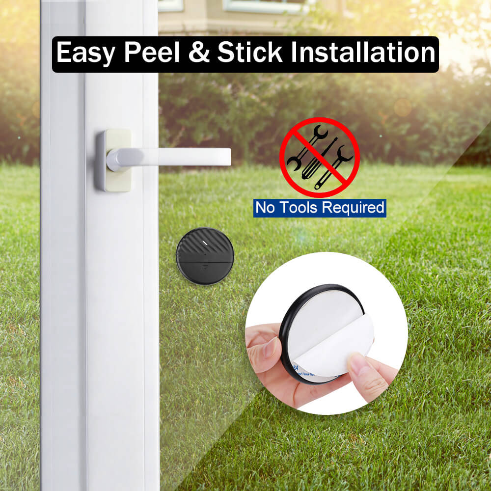 Wsdcam Ultra-Slim Window Vibration Sensor Alarm