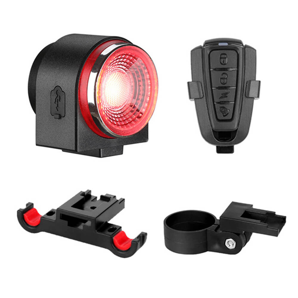 Bike Tail Light Reflector Tracking Mount Bracket Anti-theft Anti