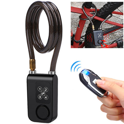 Professional Bicycle Anti-Theft Alarm - Cycling Security Lock - Remote  Control Included