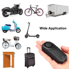 Wsdcam Wireless Anti-Theft Bike Motorcycle Alarm with Remote