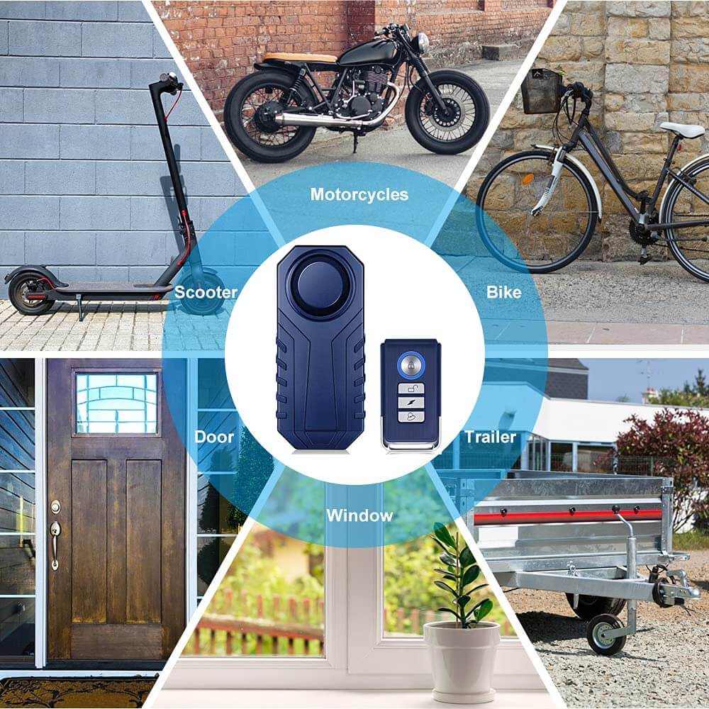 thumbnail image 2 of Digi-office Wireless Motorcycle Alarm With Vibration Sensor - 113dB, Remote, Waterproof 2 of 3