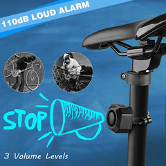 Wsdcam Bike Alarm with Remote USB Rechargeable