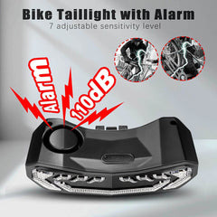 Wsdcam Smart Bike Tail Light with Turn Signals and Brake Light