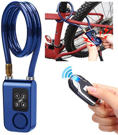 Wsdcam Bike Cable Lock Anti-Theft Vibration Alarm with Remote