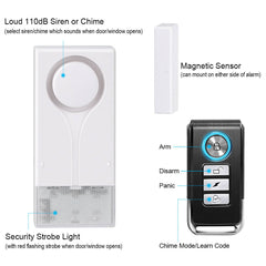 Wsdcam Door and Windows Alarm with Security Strobe Light