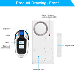 Wsdcam Wireless Anti-Theft Door and Window Alarm