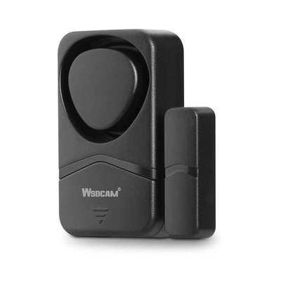 Wsdcam Small Wireless Door and Window Alarms Black