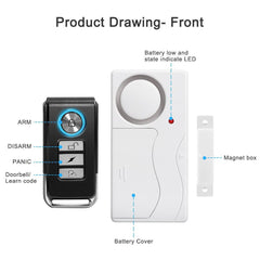 Wsdcam Wireless Anti-Theft Door and Window Alarm