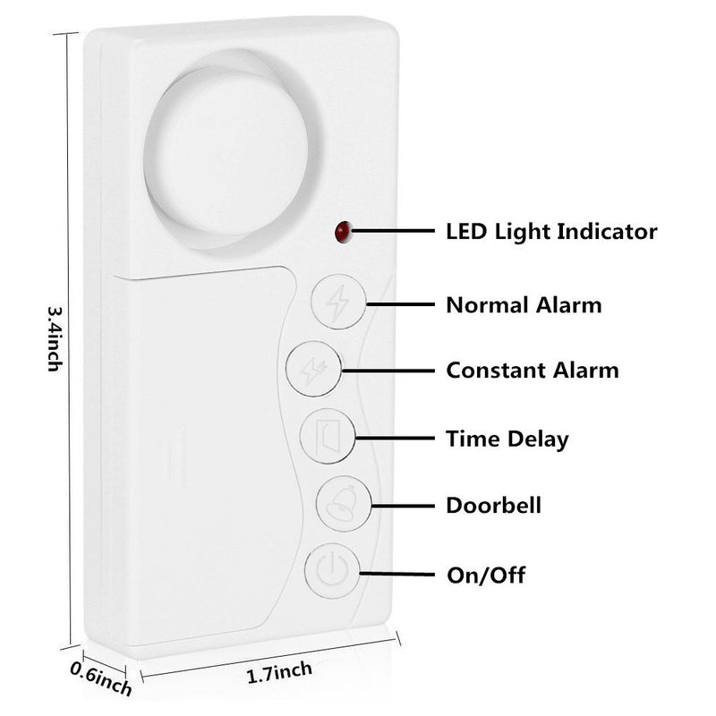 WSDCAM Kühlschrank Alarm Tür Sensor Einbrecher Alarm Offen Geschlossen  Magnetische Lücke Fenster Alarm Detektor Wireless Alarm