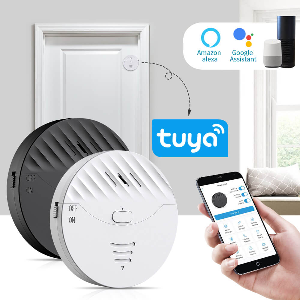 Wsdcam Smart Tuya WiFi Vibration Door & Window Alarm