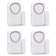 Wsdcam Small Wireless Door and Window Alarms White